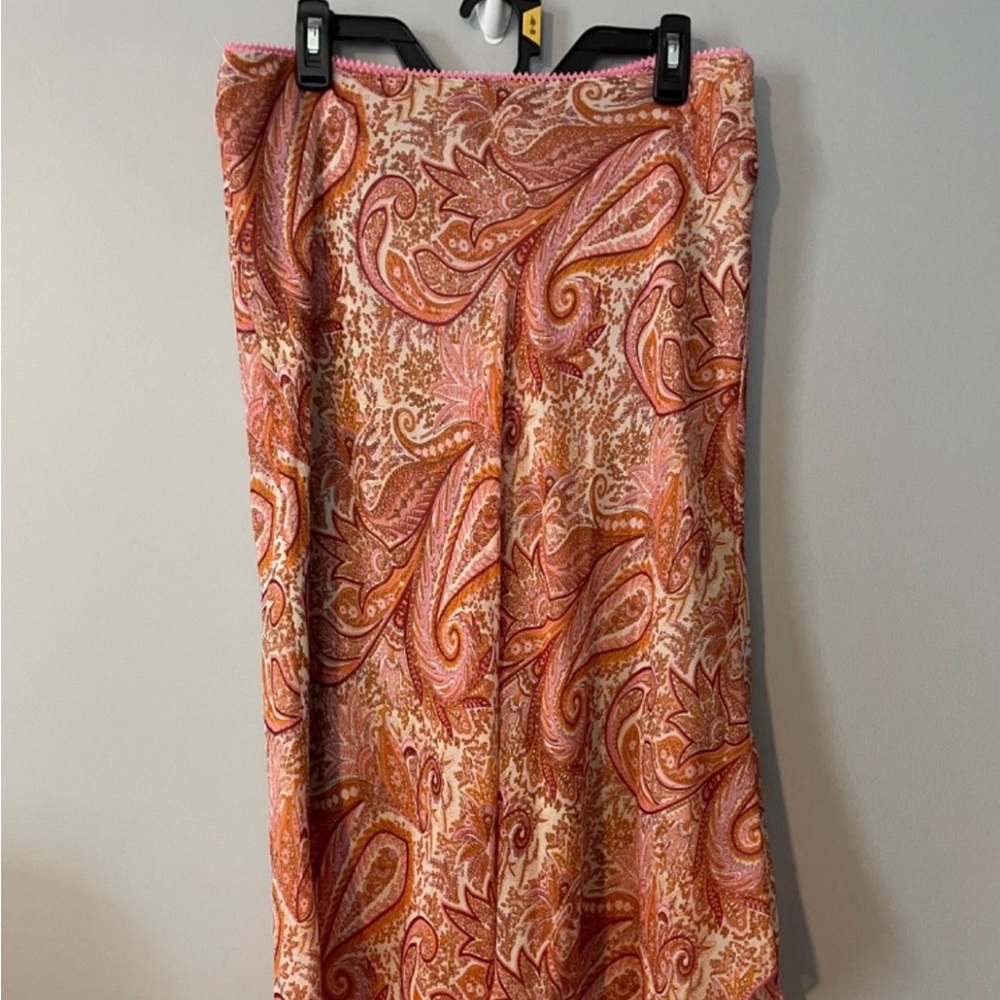 Heart Soul Pink Paisley Skirt size XL Beautiful RARE skirt